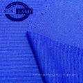 échantillon gratuit de tissu de sport de sport de maille de rayure d&#39;aiguille de polyester